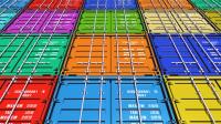 Containere - pangfarver - tæt på - 3840x2160